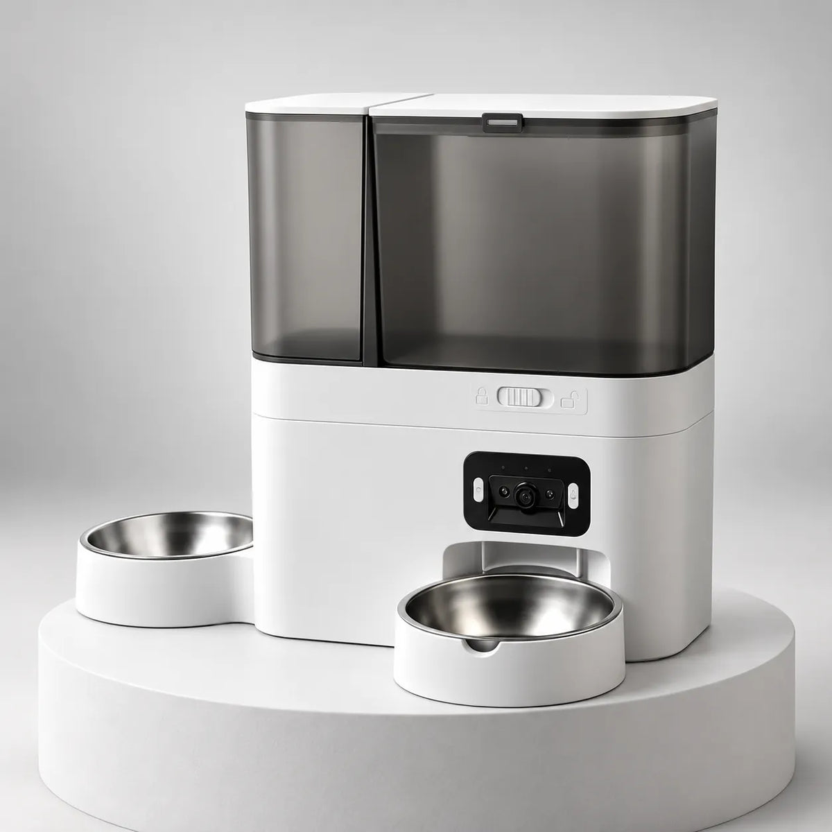 SmartFeed Pro smart feeder compatible with the desiccant pack