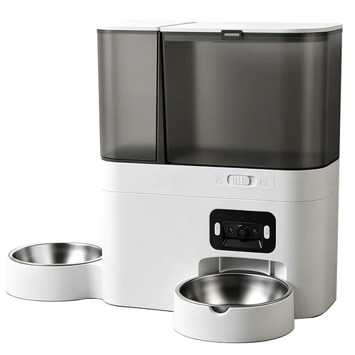SmartFeed Pro smart pet feeder and water fountain, full unit view