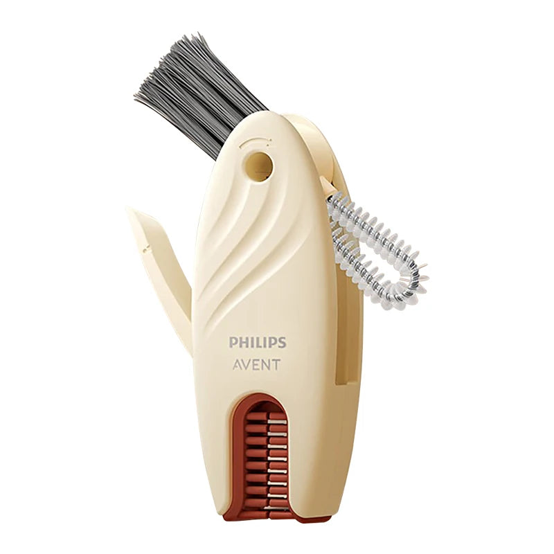 Magnetic handle with brush head